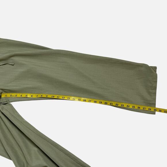 Sunset Cove Pants Womens Large Green Elastic Drawstring Waist Beachy Resort - Picture 16 of 16